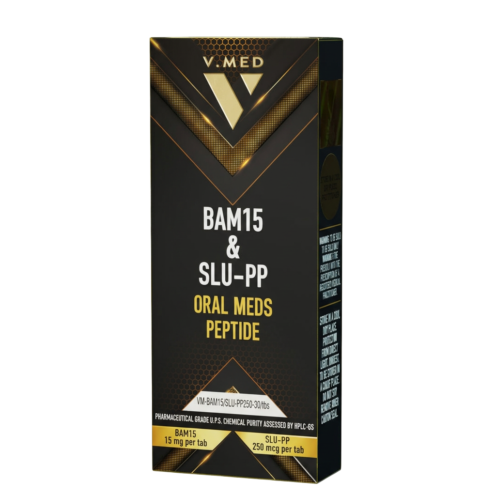BAM15 & SLU-PP-332 15.25mg Tabs Metabolic — BAM15 15 mg + SLU-PP-332 250 mcg per tablet.