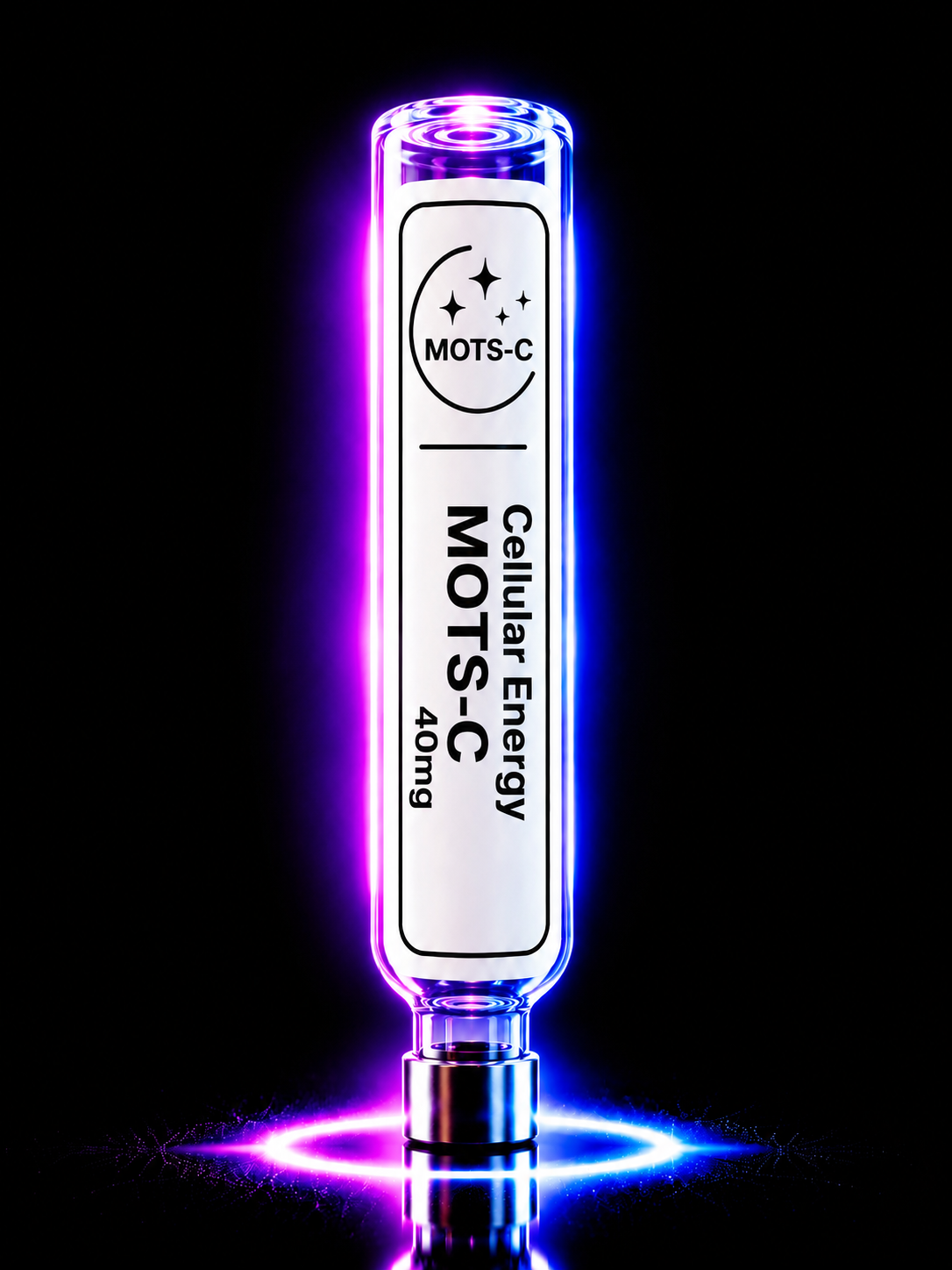 MOTS-C 40mg Metabolic — Mitochondrial peptide for cellular energy and metabolic fitness.