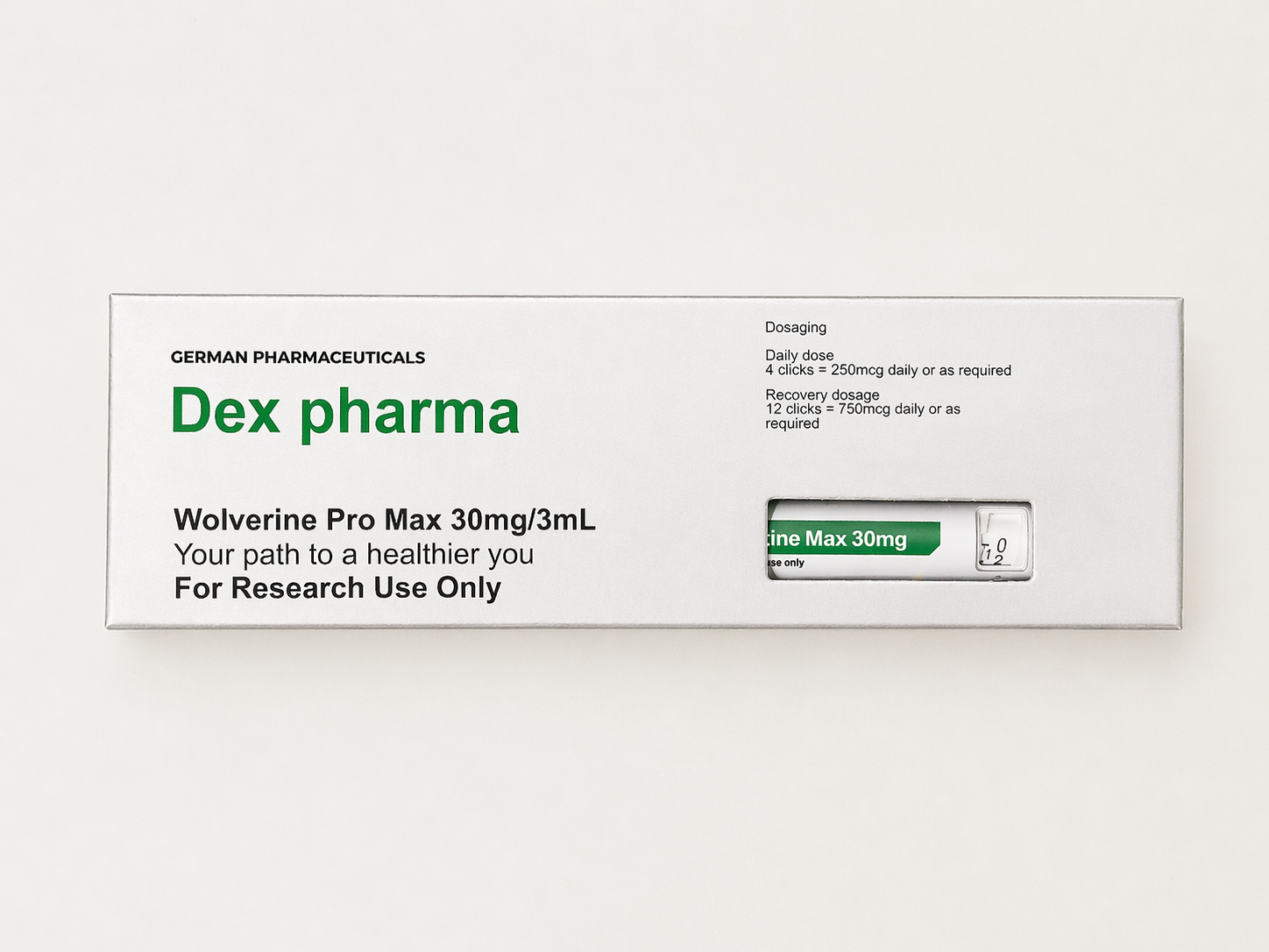 Dex Pharma Wolverine Pro Max — Maximum-strength tissue regeneration. (Peak Protocol South Africa)